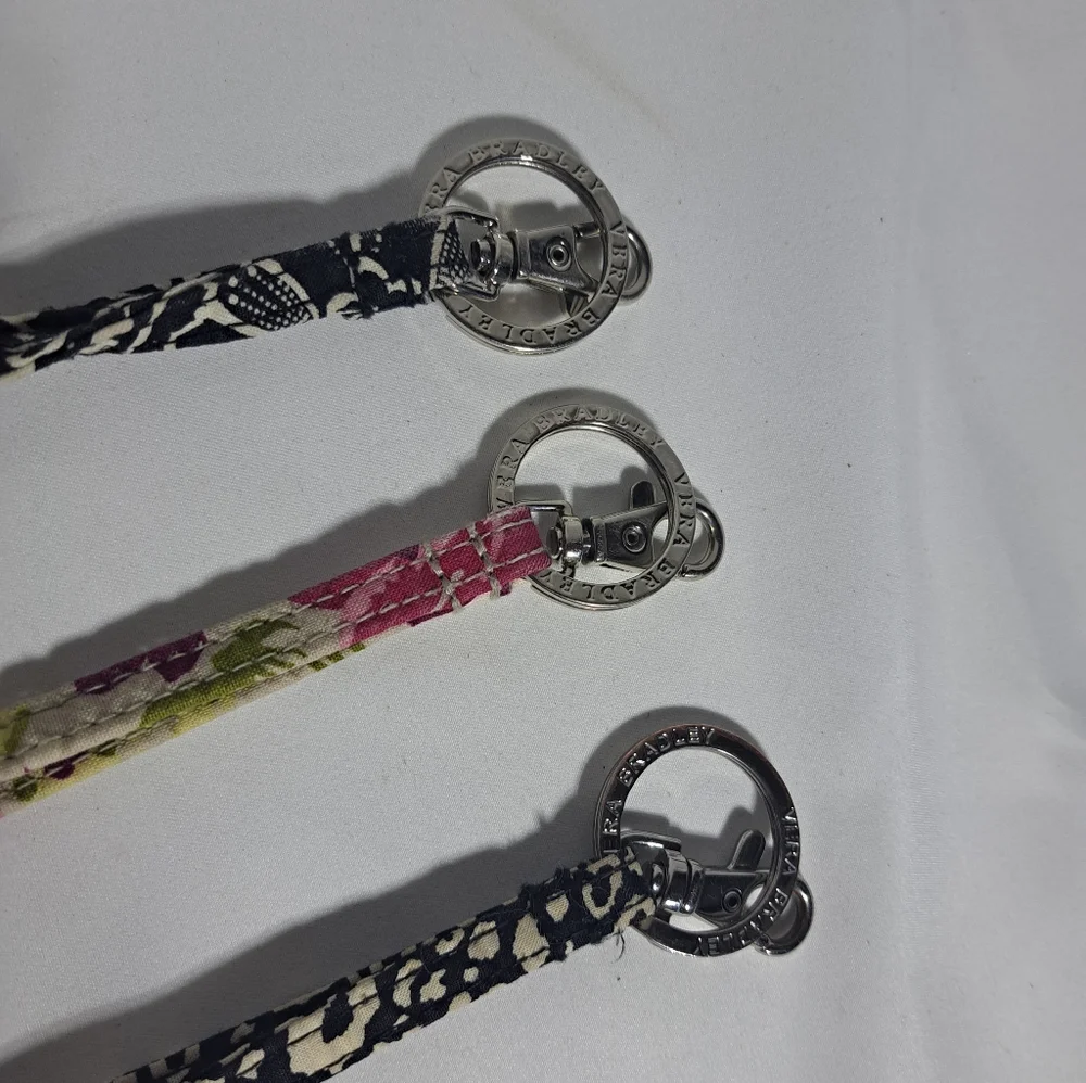 Vera‎ Bradley Lot Of 3 Lanyards Black & White And Multicolor USED - Picture 4 of 4